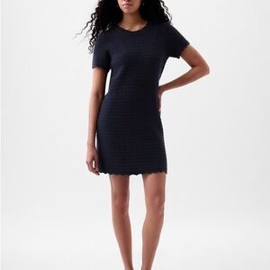 GAP Navy Crocheted  Mini Dress